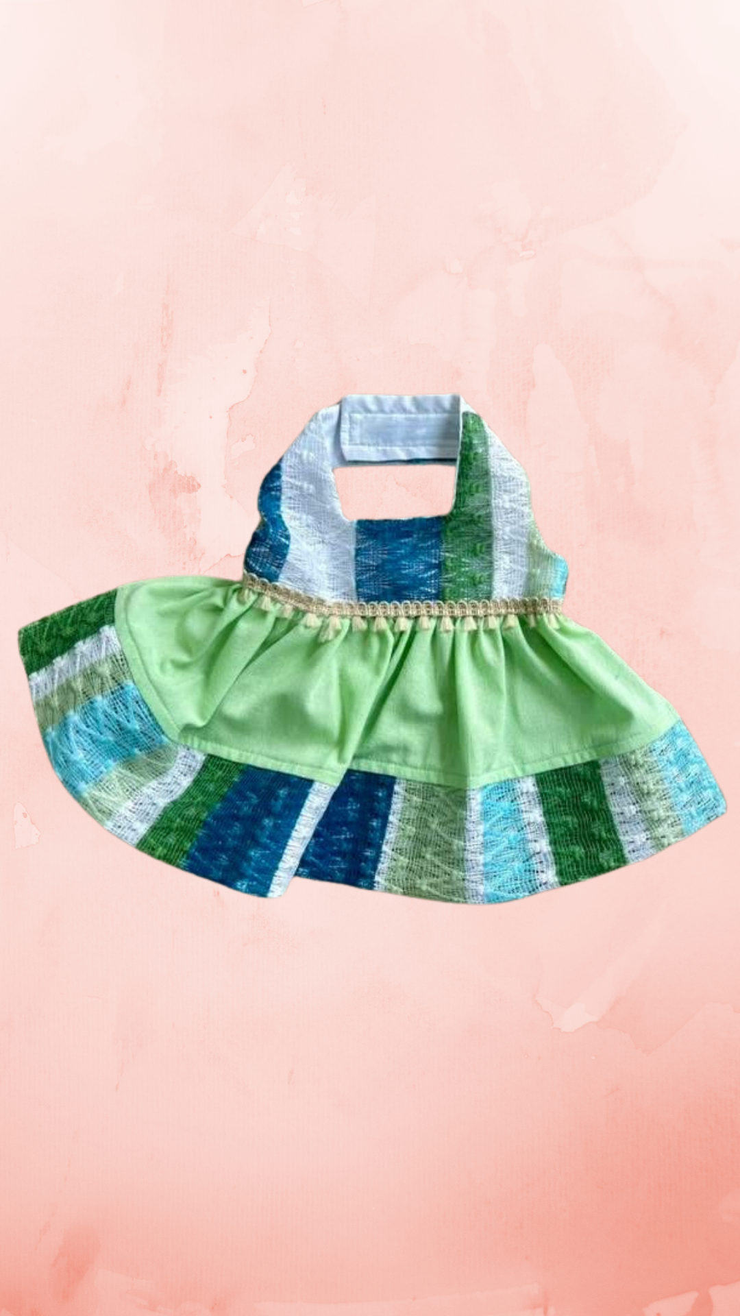 VESTIDO ARTESANAL MENTA
