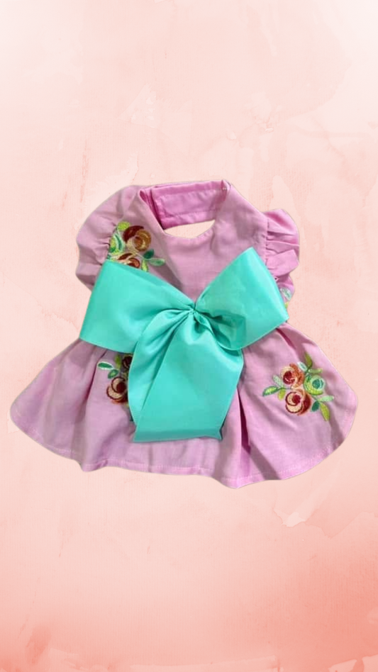 VESTIDO COQUETTE ROSA