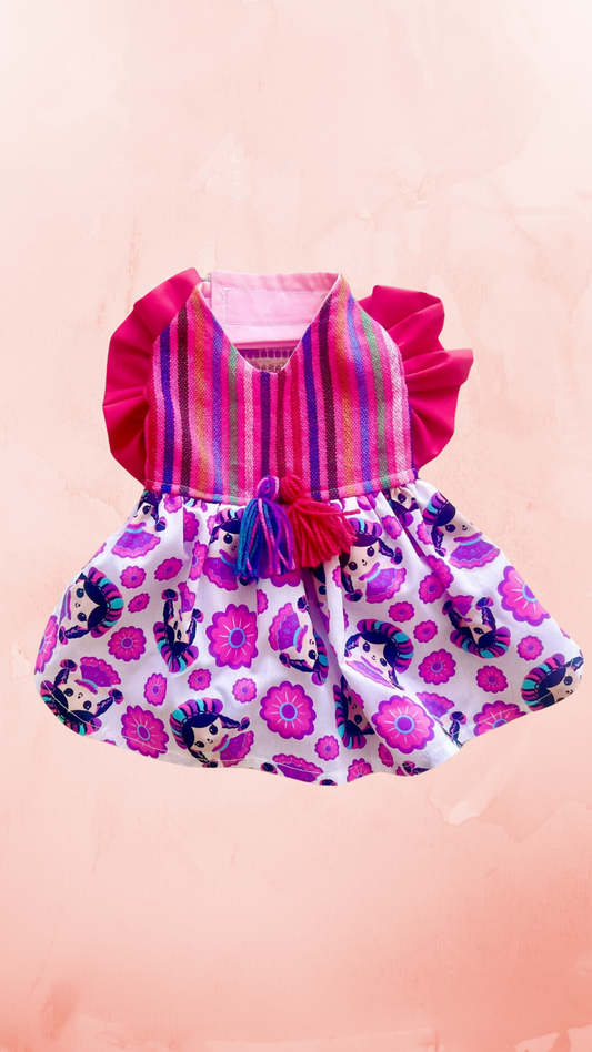 VESTIDO LELE ROSA
