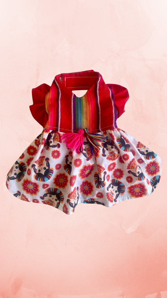 VESTIDO LELE ROJO